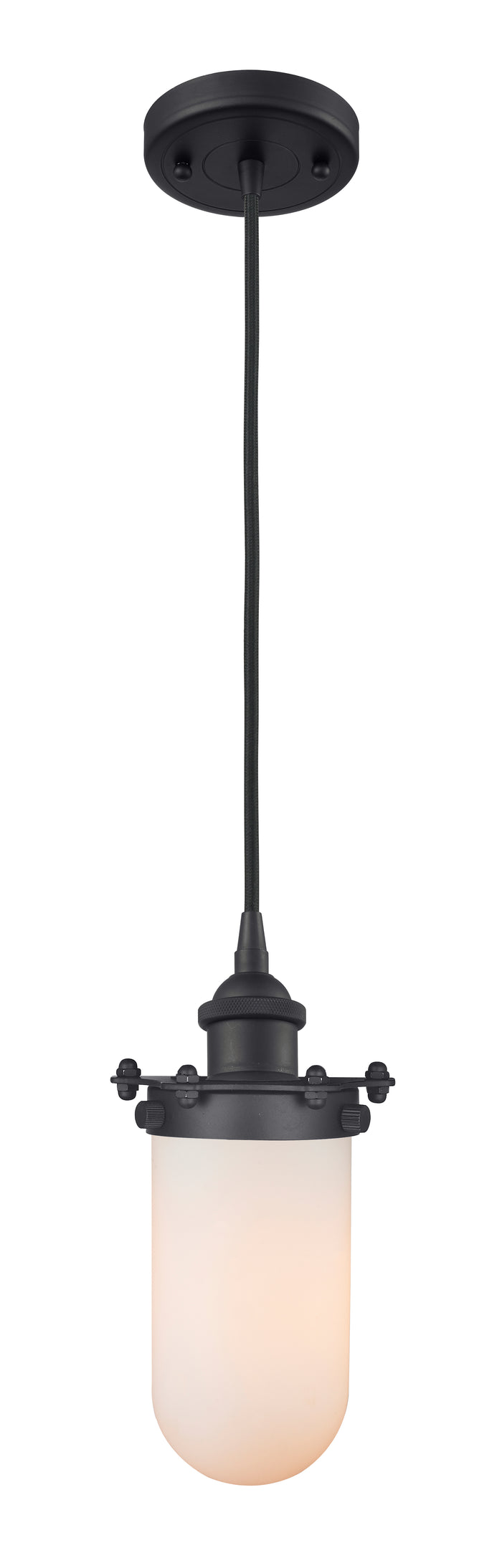 Austere Mini Pendant Black Antique Brass