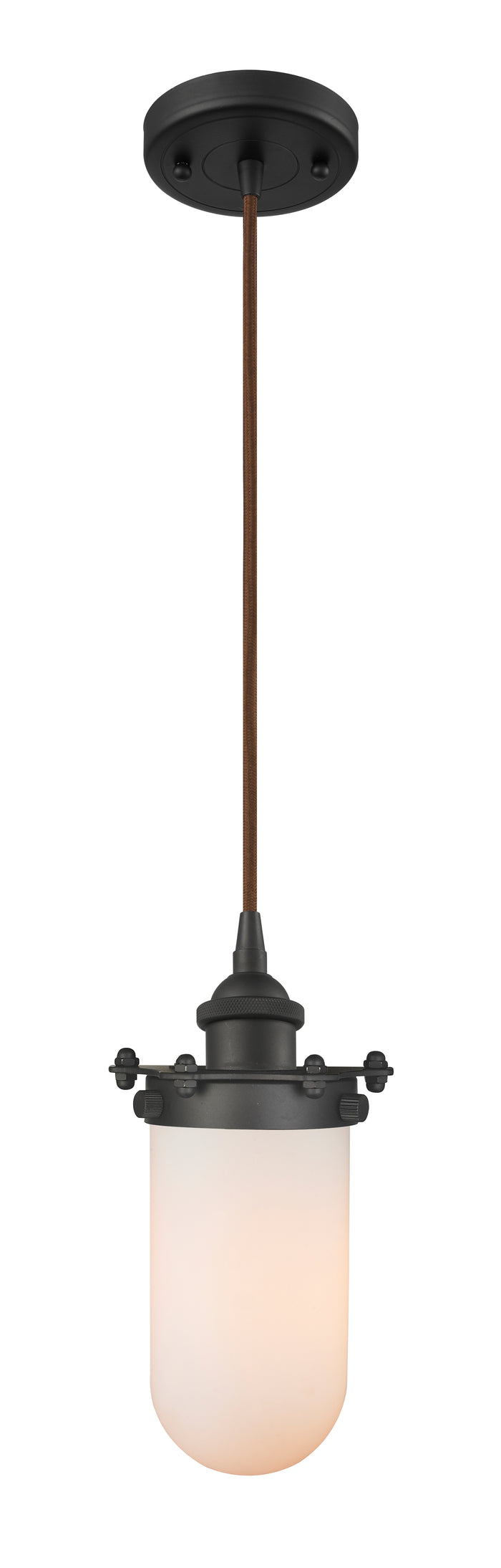 Austere Mini Pendant Black Antique Brass