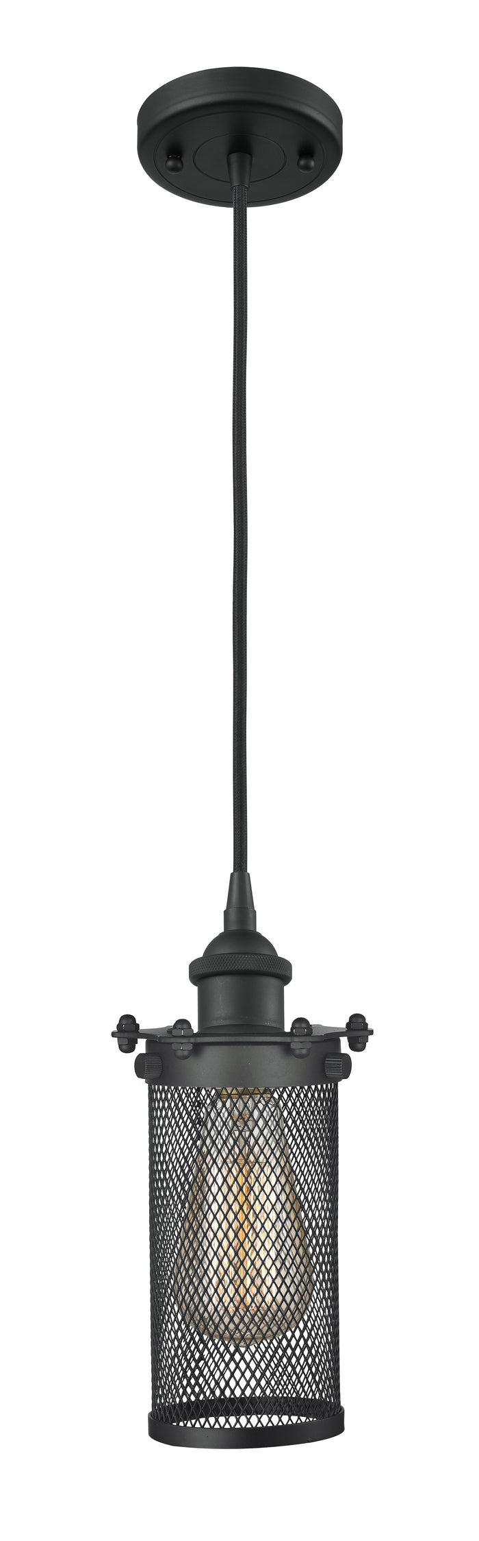 Austere Mini Pendant Black Antique Finish