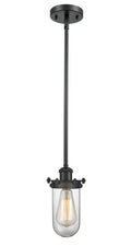 Austere Mini Pendant Matte Black Brass