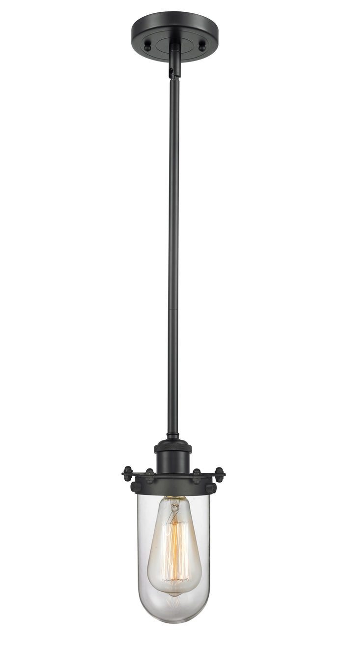 Austere Mini Pendant Matte Black Brass