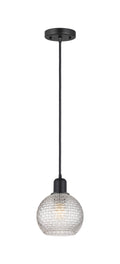 Austere Mini Pendant Matte Black Brass