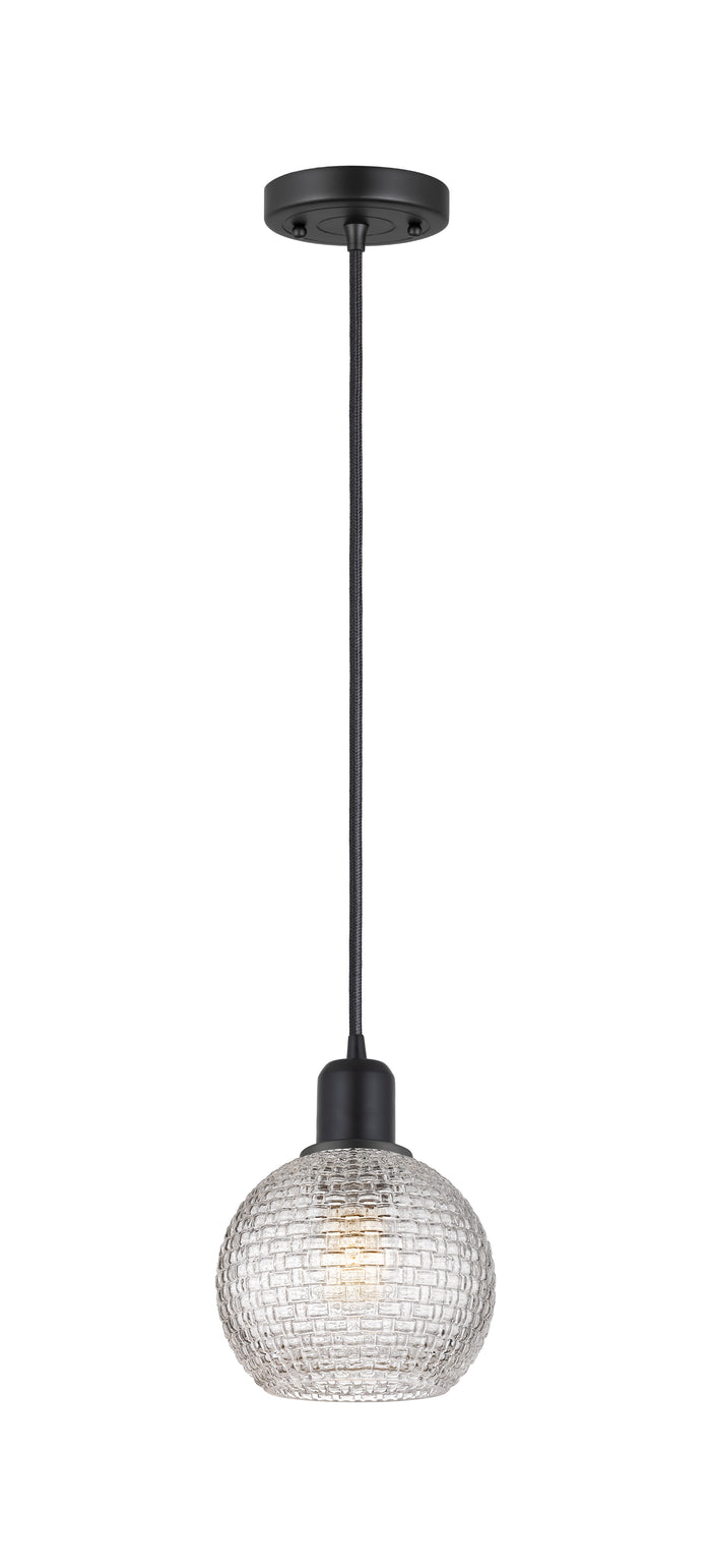 Austere Mini Pendant Matte Black Brass
