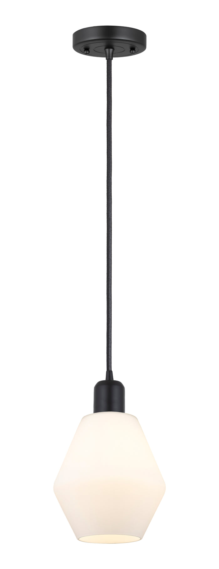 Austere Mini Pendant Matte Black Brass