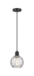 Austere Mini Pendant Matte Black Brass