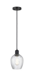 Austere Mini Pendant Matte Black Brass