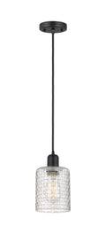 Austere Mini Pendant Matte Black Brass