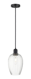 Austere Mini Pendant Matte Black Brass