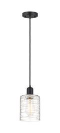 Austere Mini Pendant Matte Black Brass