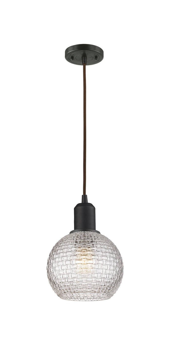 Austere Mini Pendant Matte Black Brass
