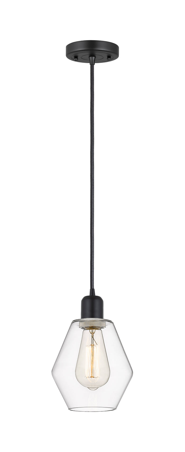 Austere Mini Pendant Matte Black Brass