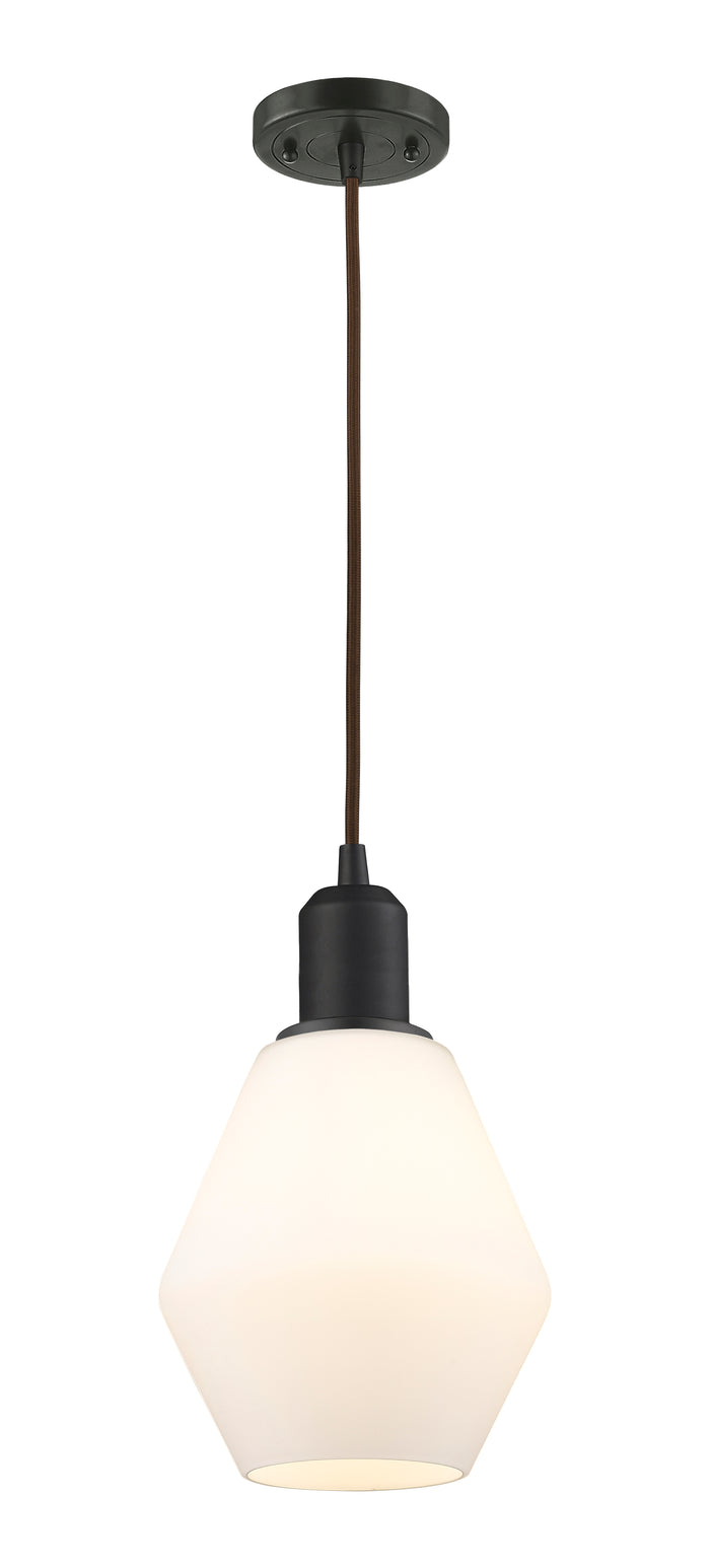 Austere Mini Pendant Matte Black Brass