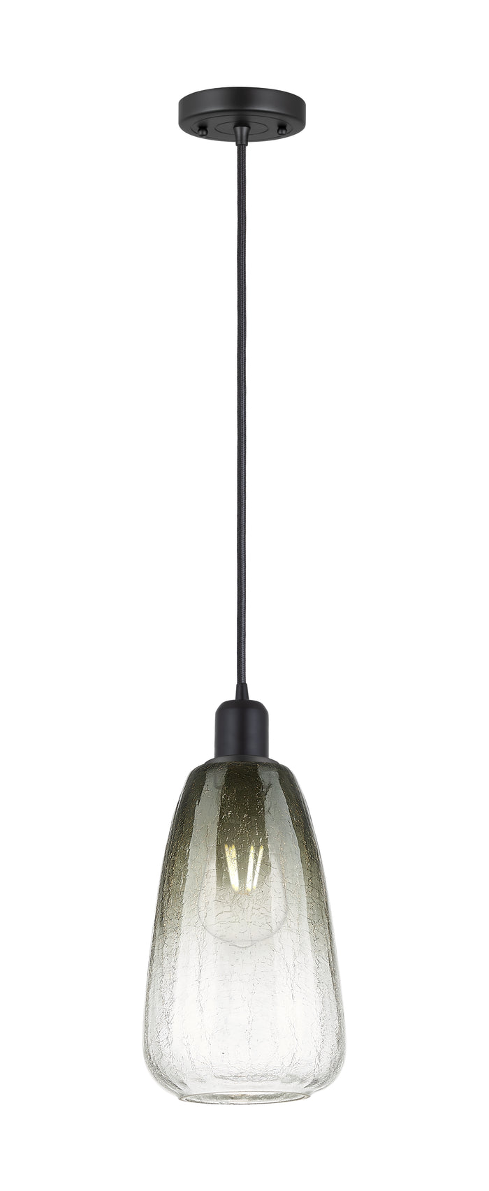 Austere Mini Pendant Matte Black Brass