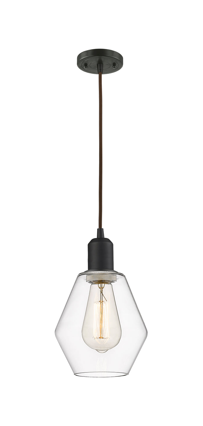 Austere Mini Pendant Matte Black Brass