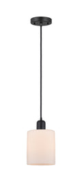 Austere Mini Pendant Matte Black Cast Brass