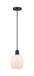 Austere Mini Pendant Matte Black Cast Brass