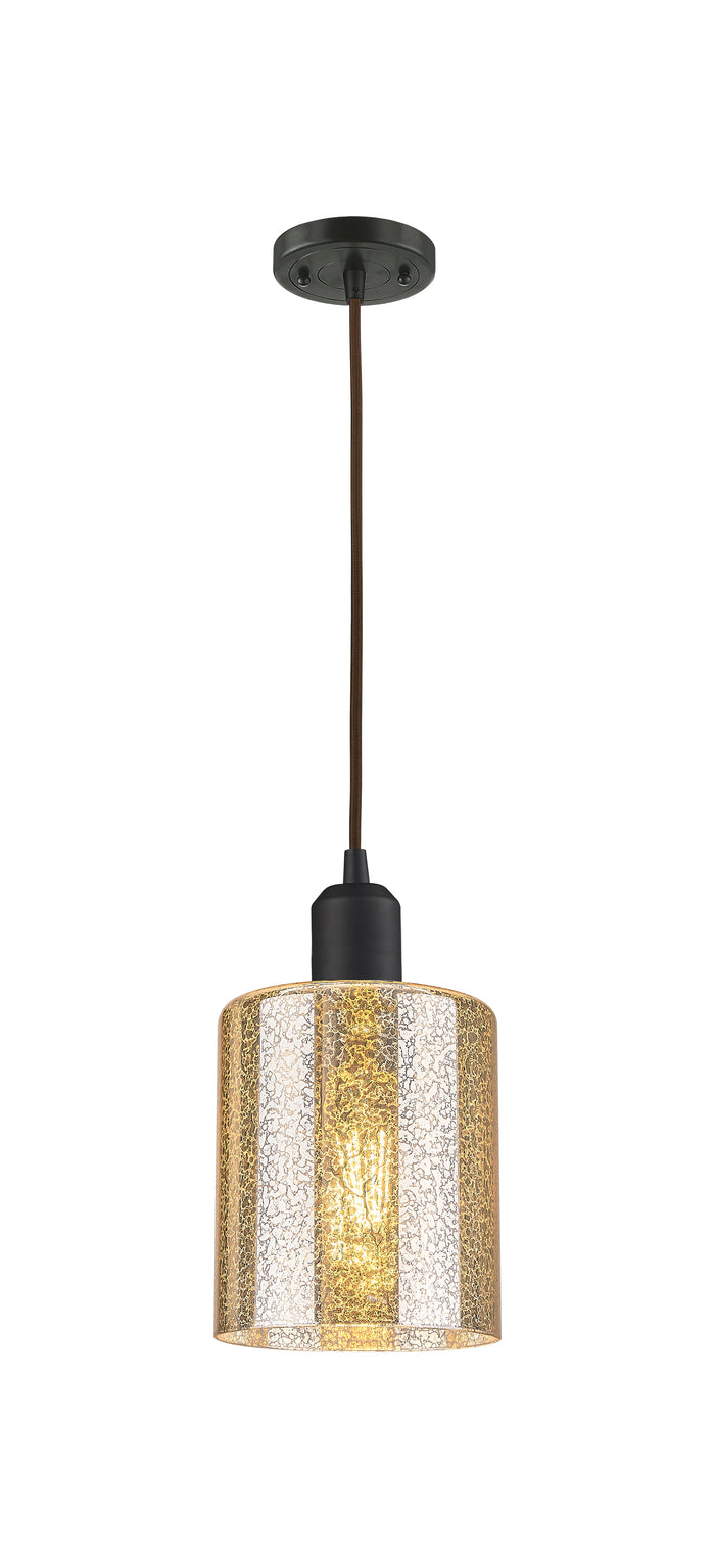 Austere Mini Pendant Matte Black Cast Brass