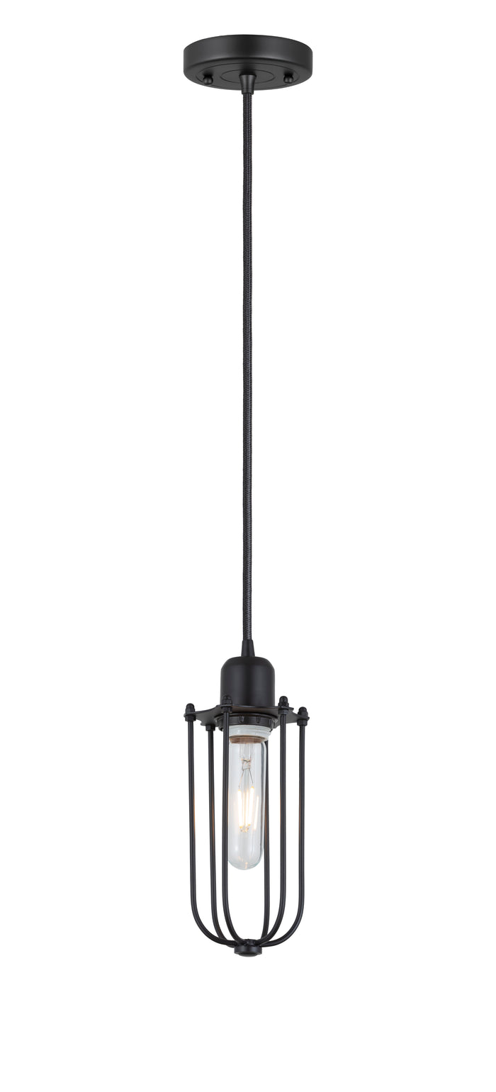 Austere Mini Pendant Matte Black Finish