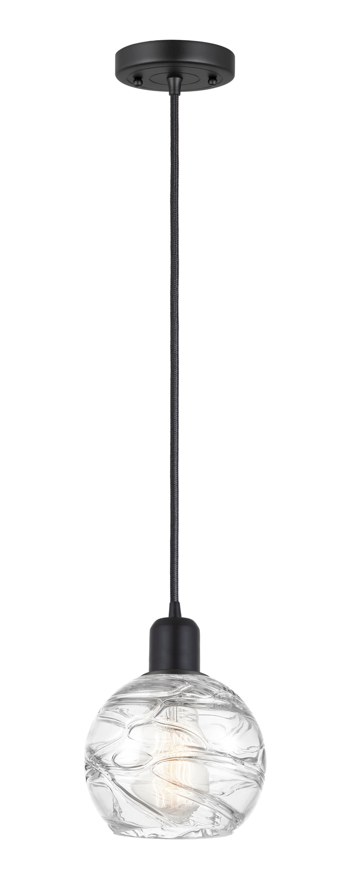 Austere Mini Pendant Matte Black Finish
