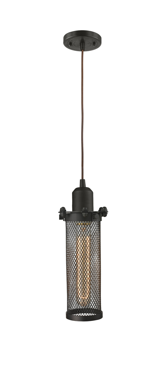 Austere Mini Pendant Matte Black Finish