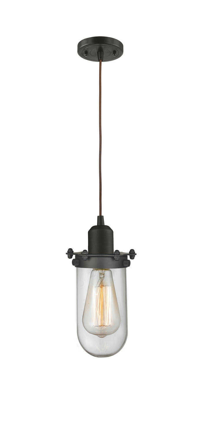Austere Mini Pendant Matte Black Finish