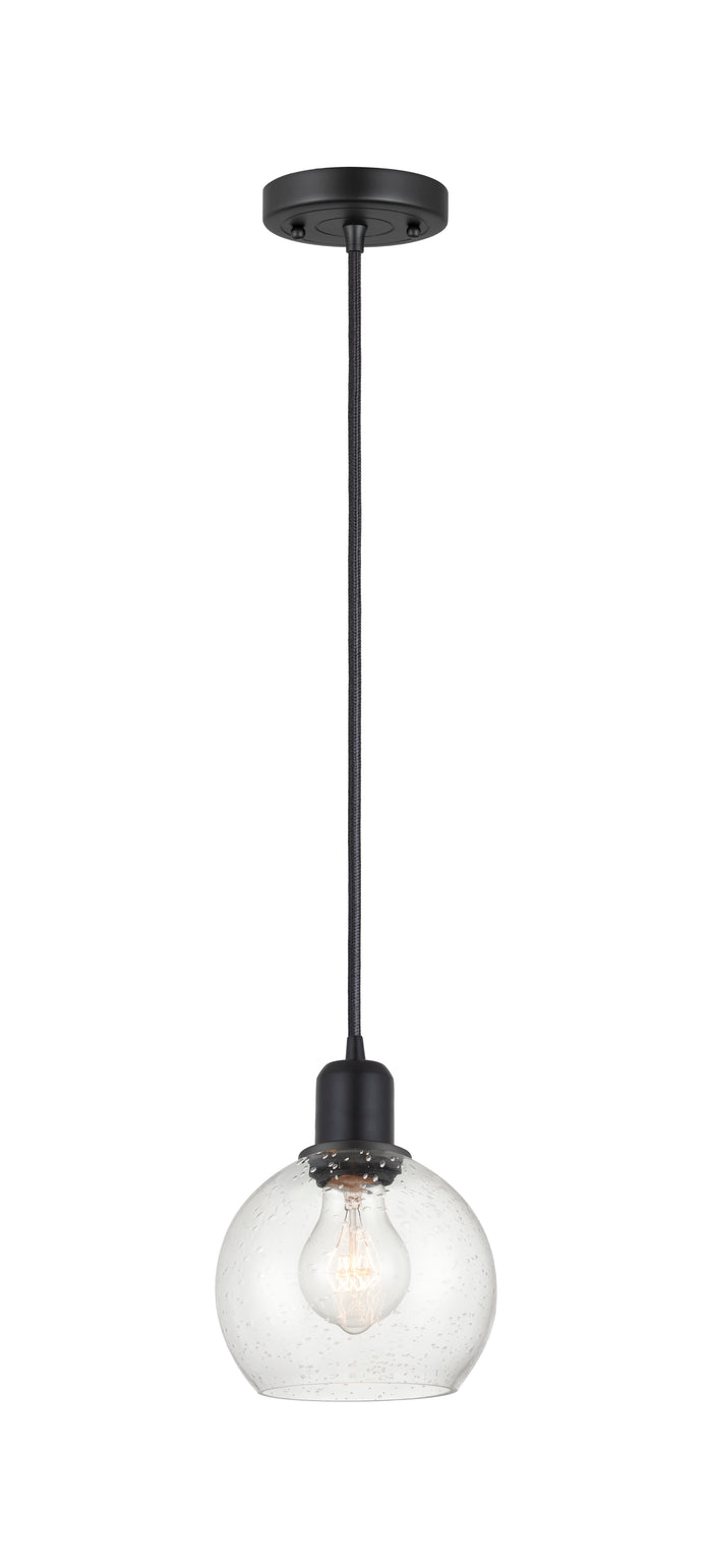 Austere Mini Pendant Matte Black Finish