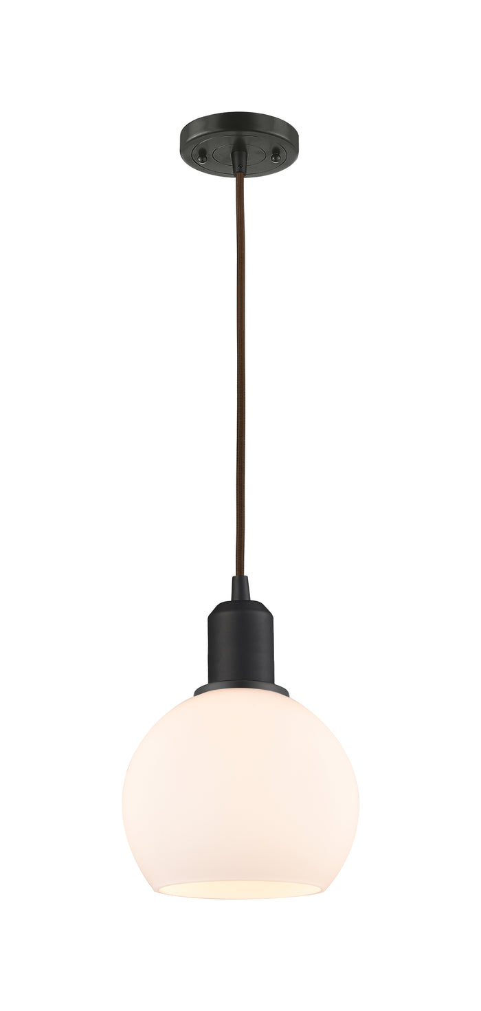 Austere Mini Pendant Matte Black Finish