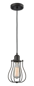 Austere Mini Pendant Matte Black Steel