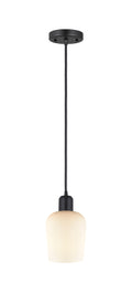 Austere Mini Pendant Matte Black Steel