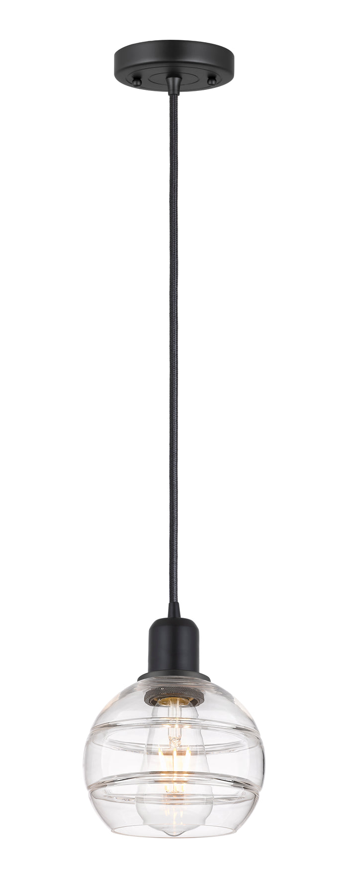 Austere Mini Pendant Matte Black Steel