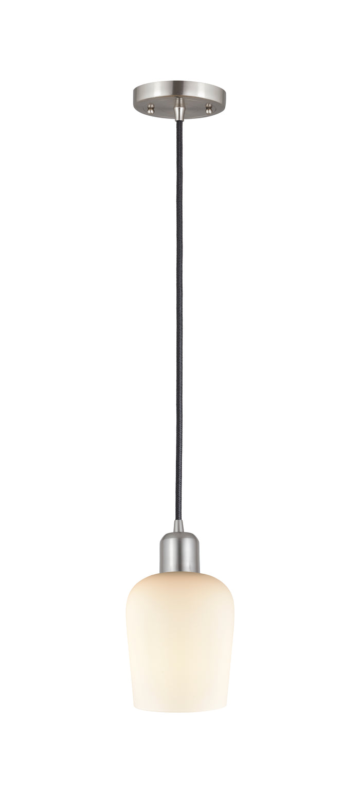 Austere Mini Pendant Matte Black Steel