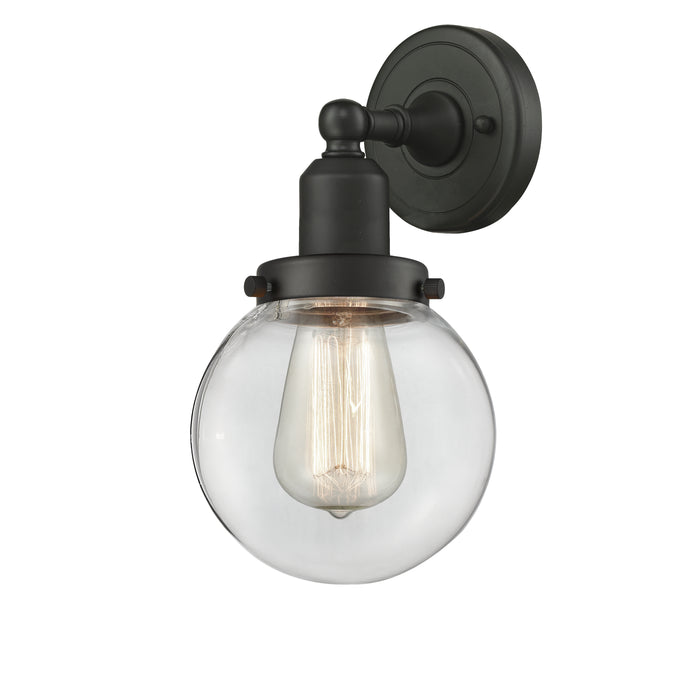 Austere Sconce Cast Brass Steel Glass