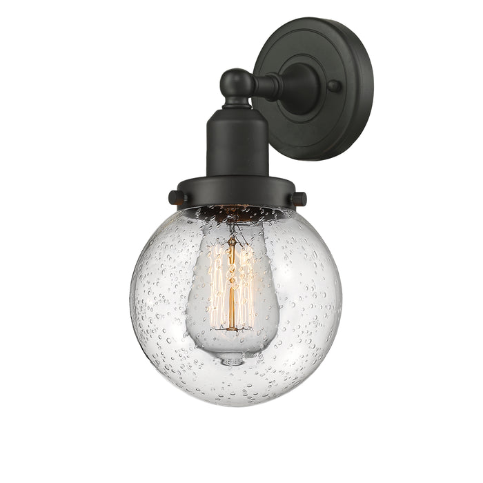 Austere Sconce Cast Brass Steel Glass