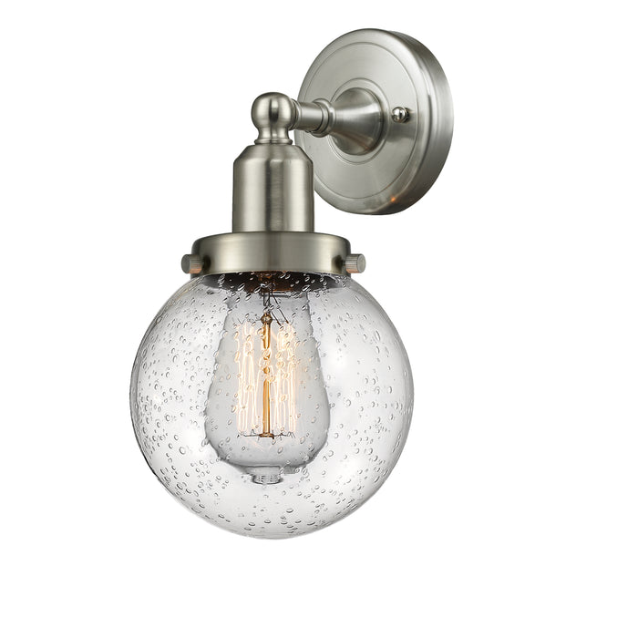 Austere Sconce Cast Brass Steel Glass