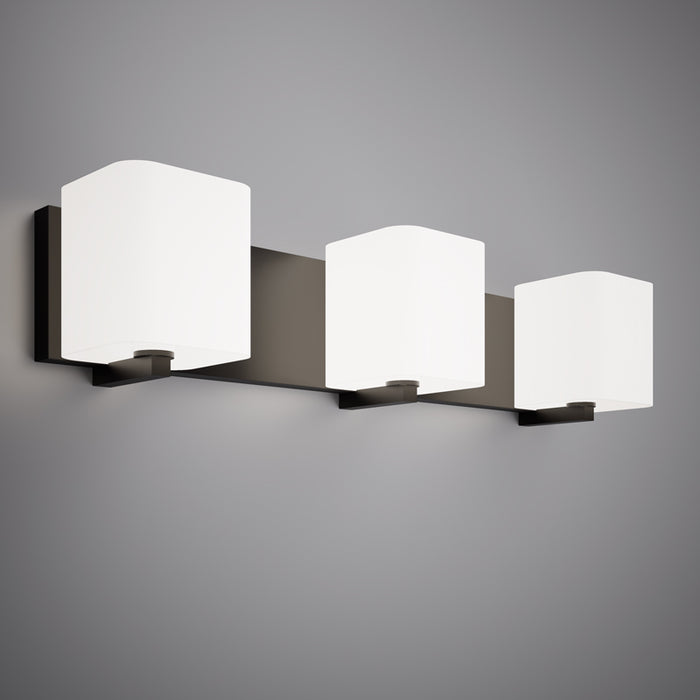 3 Lights Axis 3-light Vanity light  Matte Black  Dimmable 180W