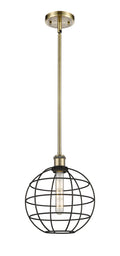 Ballston Mini Pendant Antique Brass 10 Inch