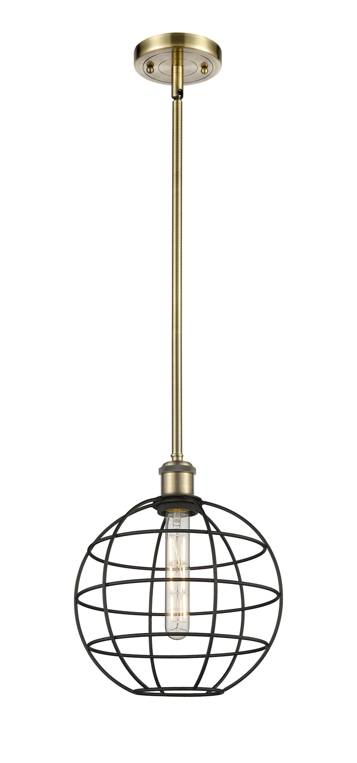 Ballston Mini Pendant Antique Brass 10 Inch