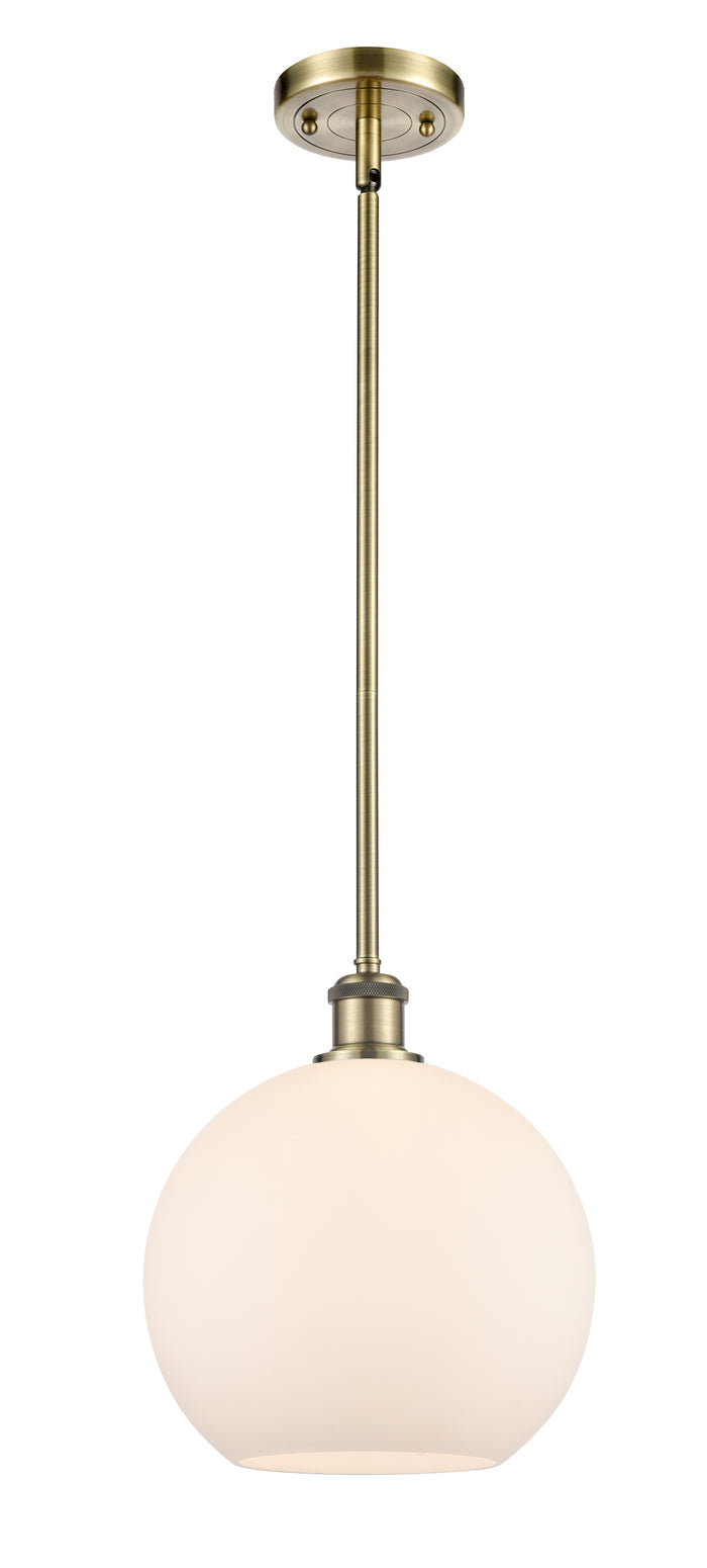Ballston Mini Pendant Antique Brass 10 Inch