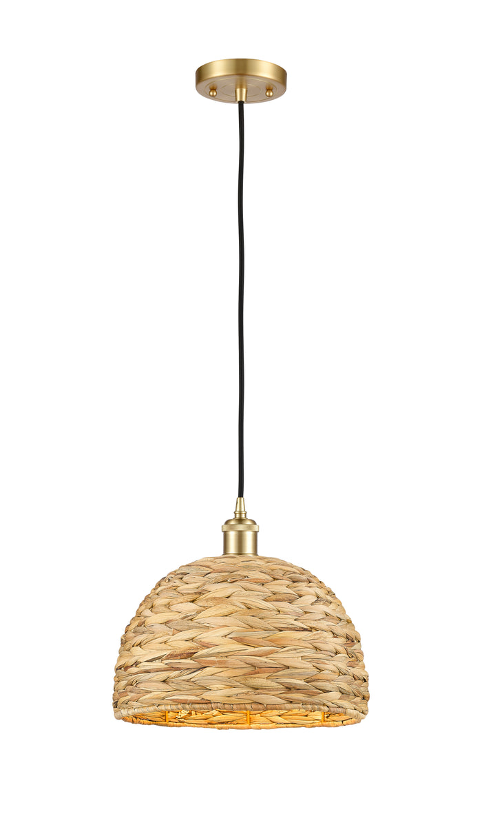 Ballston Mini Pendant Antique Brass 12 Inch
