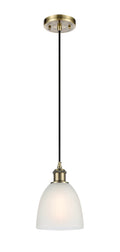 Ballston Mini Pendant Antique Brass 6 Inch