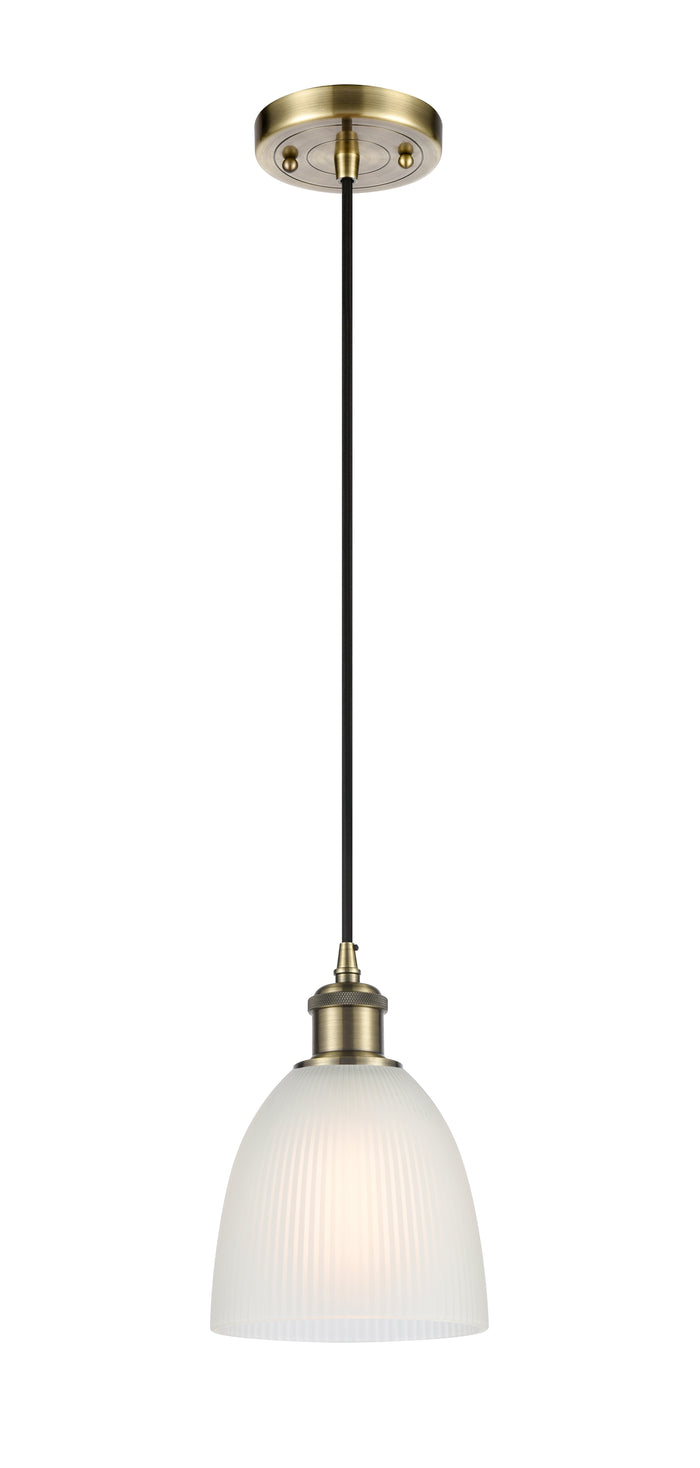 Ballston Mini Pendant Antique Brass 6 Inch