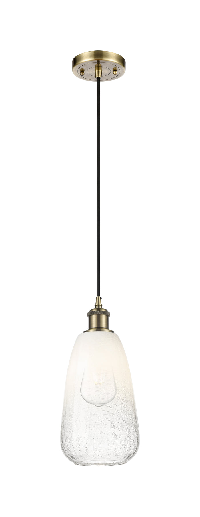 Ballston Mini Pendant Antique Brass 6 Inch