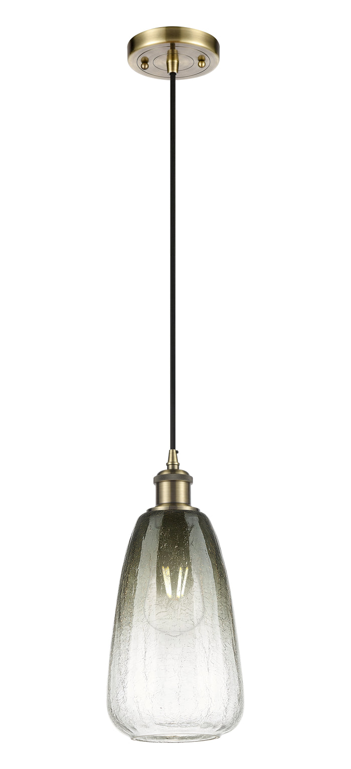 Ballston Mini Pendant Antique Brass 6 Inch