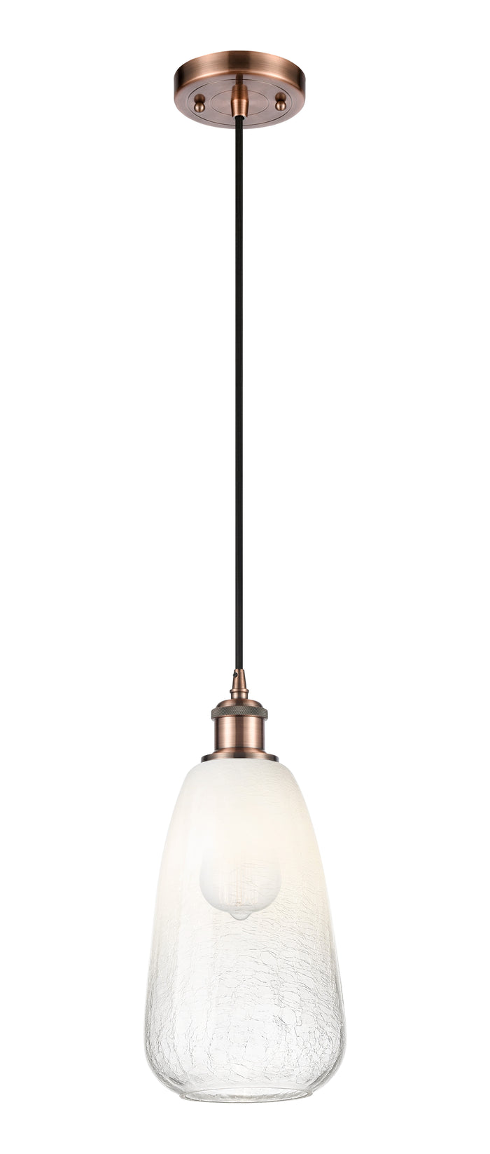 Ballston Mini Pendant Antique Brass 6 Inch
