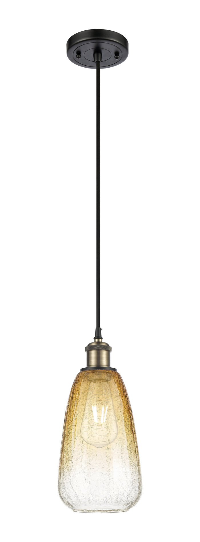 Black Antique Brass / Amber