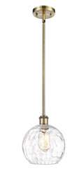 Ballston Mini Pendant Antique Brass 8 inch