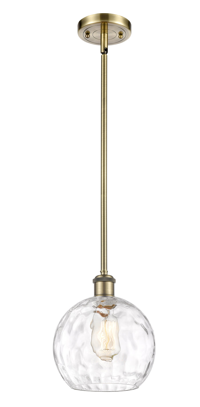 Ballston Mini Pendant Antique Brass 8 inch