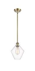 Ballston Mini Pendant Antique Brass 8 Inch