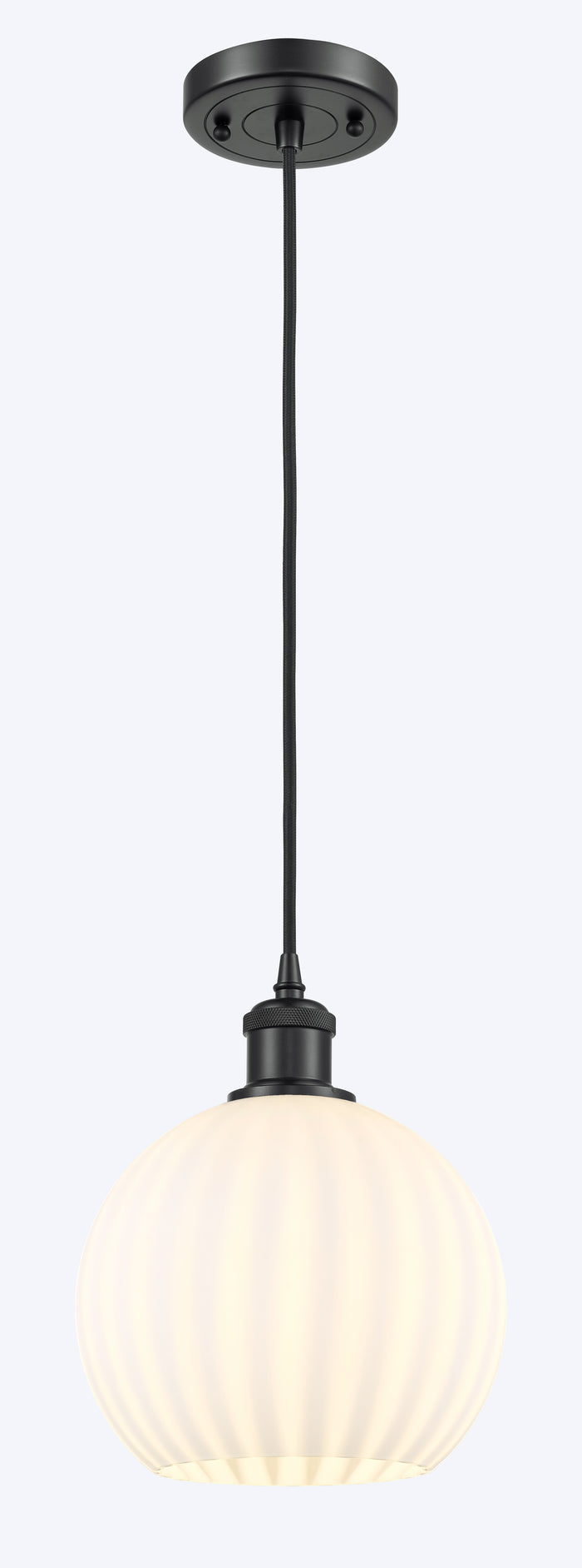 Ballston Mini Pendant Antique Brass 8 Inch