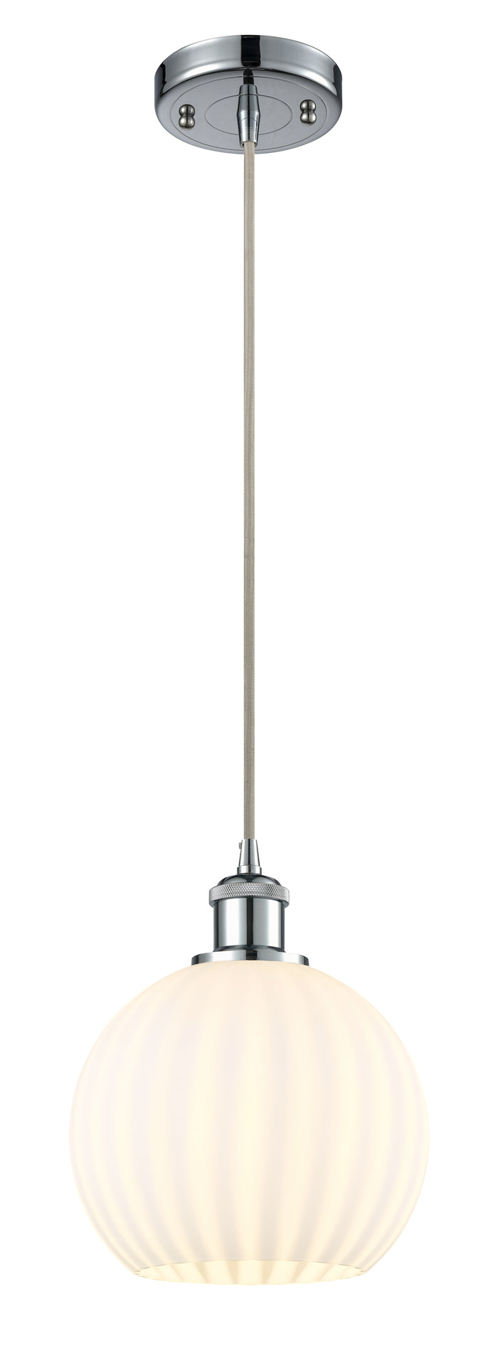 Ballston Mini Pendant Antique Brass 8 Inch